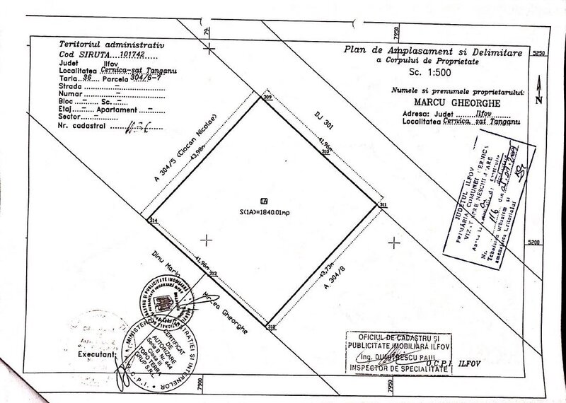 Cernica DJ 301, teren intravilan 10 minute Bucuresti